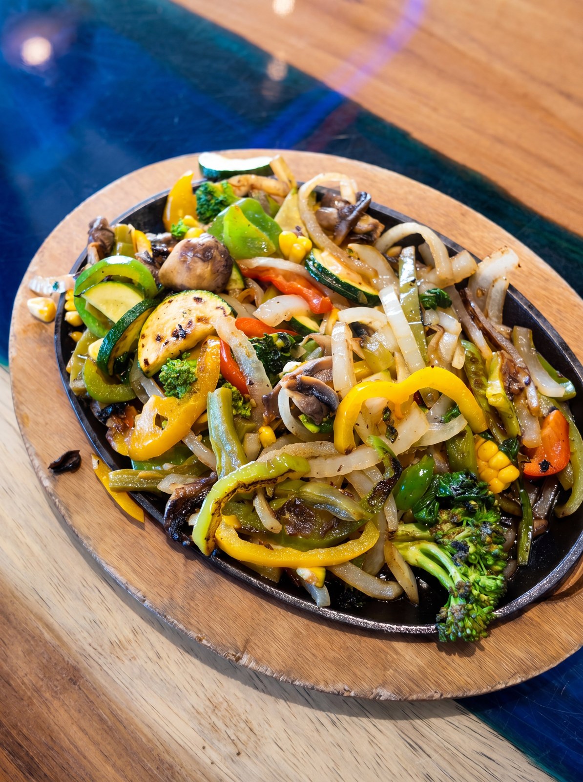Veggie Fajita with fresh vegetables