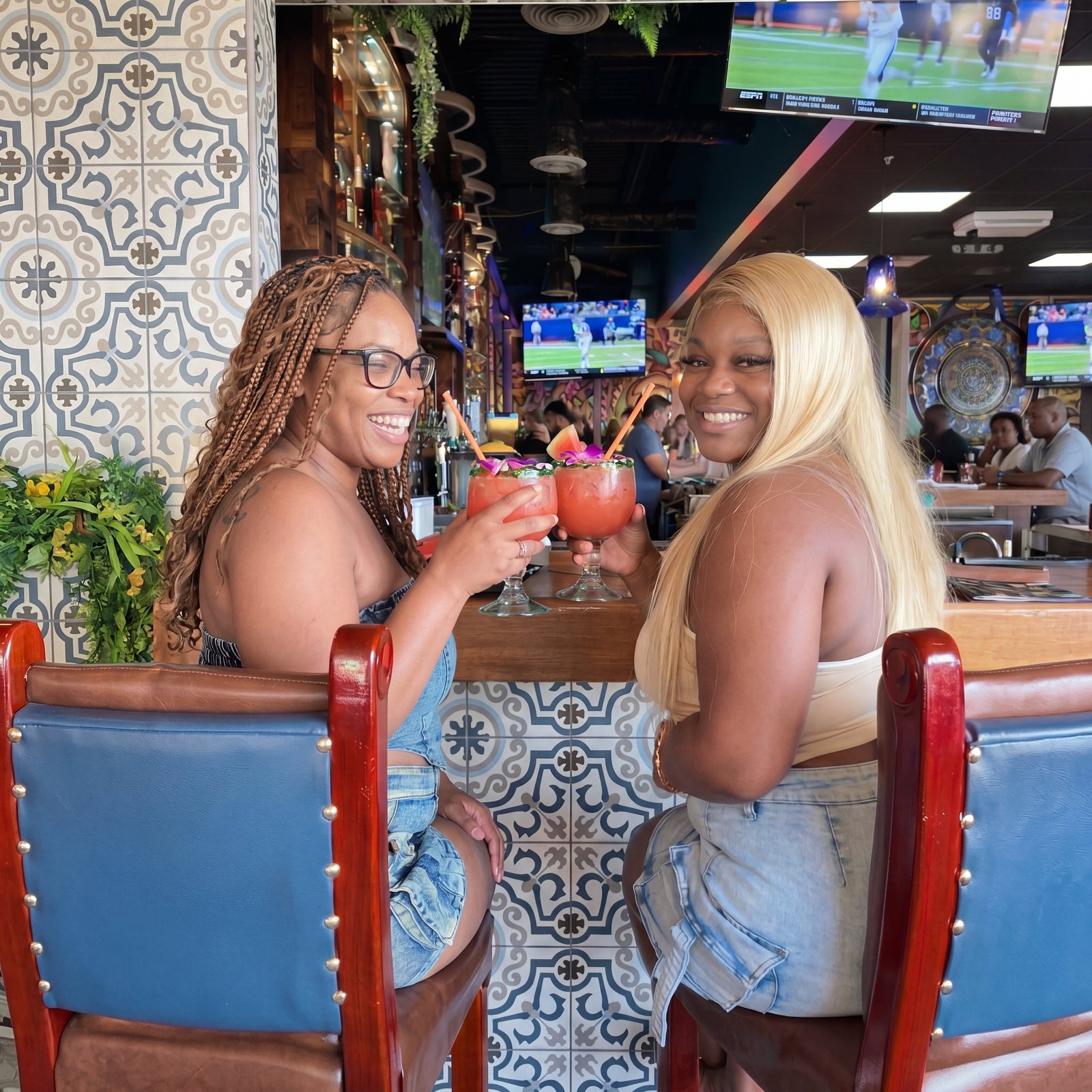 Anniversary celebration at Frida's bar